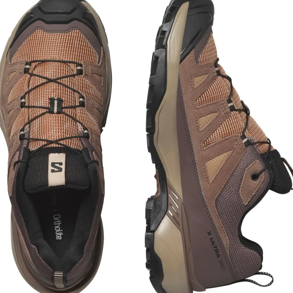 Salomon X ULTRA 360 wandelschoenen dames cork cognac pepper