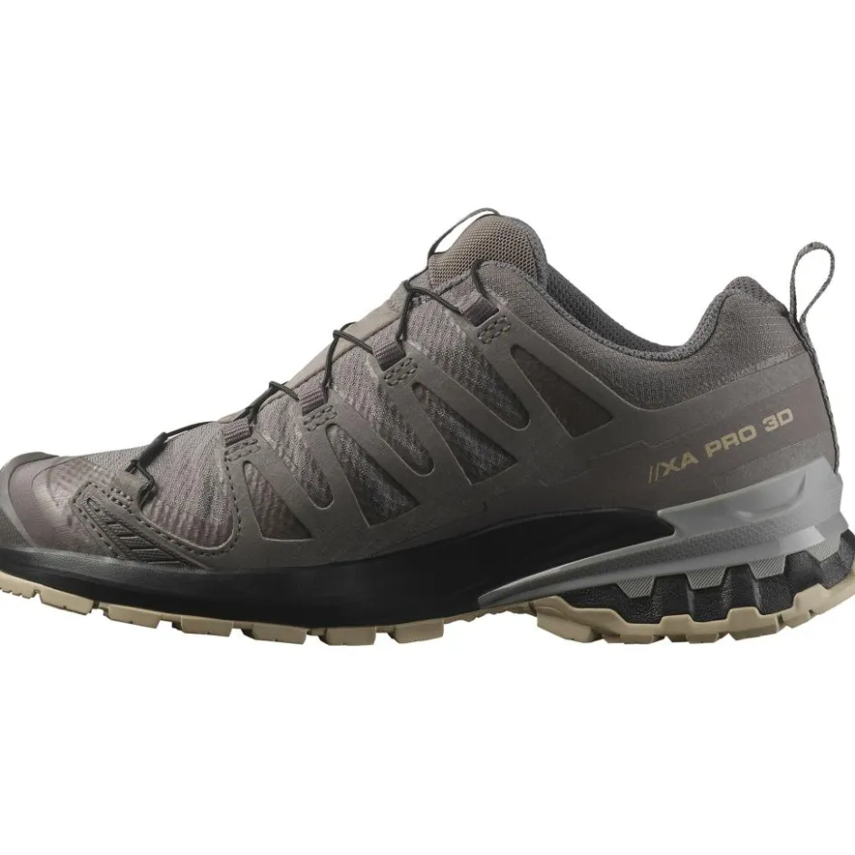 Online Salomon XA PRO 3D V9 GORE-TEX hardloopschoenen dames plum kitten black gull
