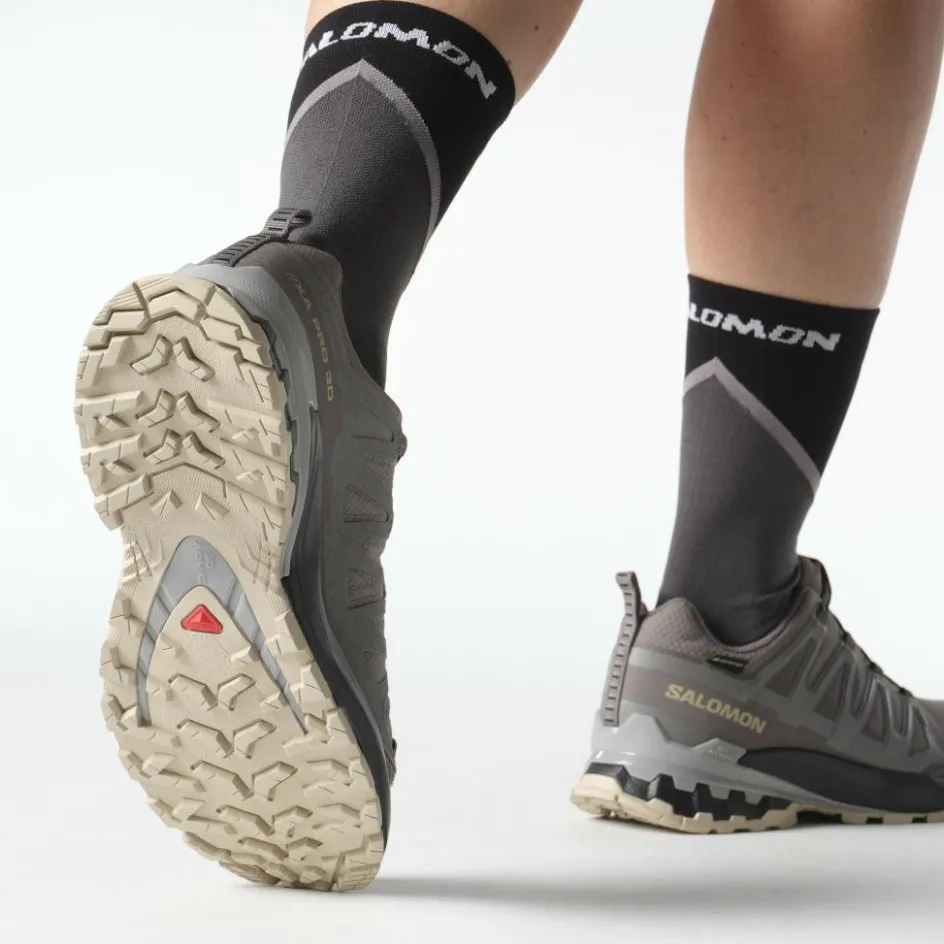 Online Salomon XA PRO 3D V9 GORE-TEX hardloopschoenen dames plum kitten black gull