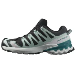 Outlet Salomon XA Pro 3D V9 GTX wandelschoenen dames black bleached aqua harbor blue