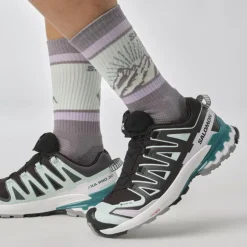Outlet Salomon XA Pro 3D V9 GTX wandelschoenen dames black bleached aqua harbor blue