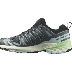Salomon XA PRO 3D V9 hardloopschoenen dames turbulence iced aqua patina green