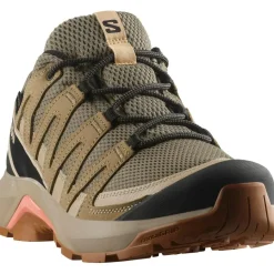 Best Salomon X-ADVENTURE RECON GORE-TEX wandelschoenen dames falcon desert tan hyma pink