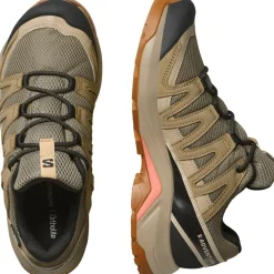 Best Salomon X-ADVENTURE RECON GORE-TEX wandelschoenen dames falcon desert tan hyma pink
