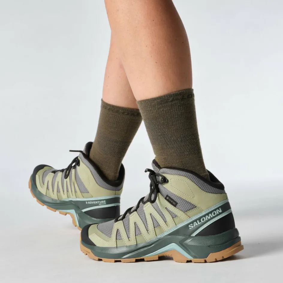 Salomon X-ADVENTURE RECON MID GORE-TEX wandelschoenen dames sedona sage grass tourmaline