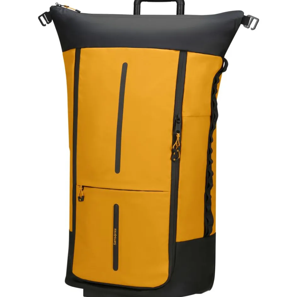 New Samsonite Ecodiver Foldable Duffle On Wheels koffer 82 - 25 cm yellow black