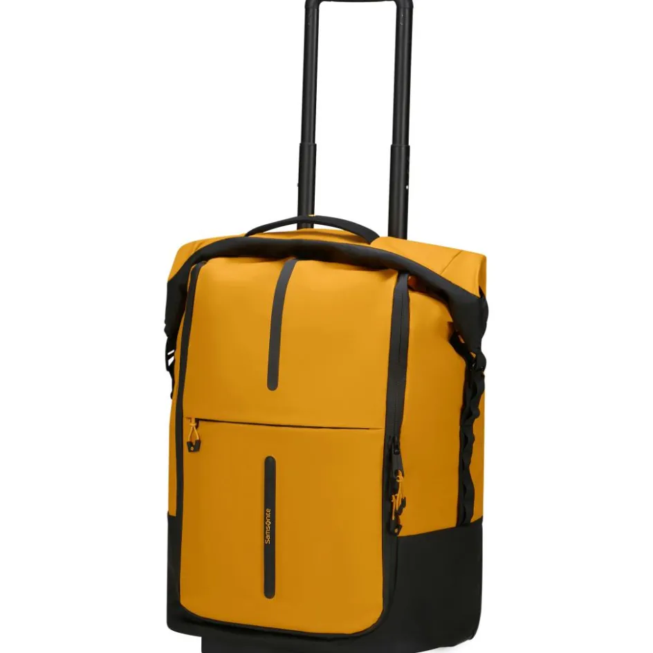 New Samsonite Ecodiver Foldable Duffle On Wheels koffer 82 - 25 cm yellow black