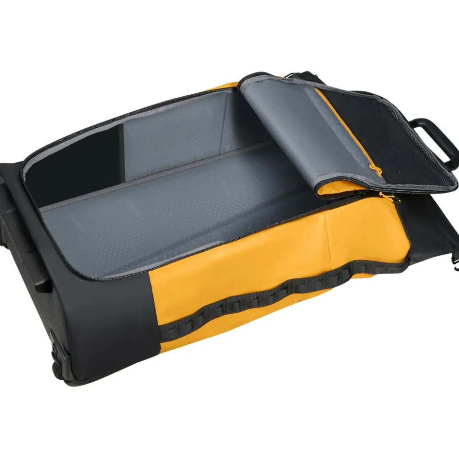 New Samsonite Ecodiver Foldable Duffle On Wheels koffer 82 - 25 cm yellow black