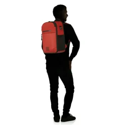Outlet Samsonite Moderny Underseat 14,1 inch laptop rugzak 20 liter  terracotta red