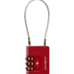 Best Samsonite Ta Revolution TSA kabelslot red