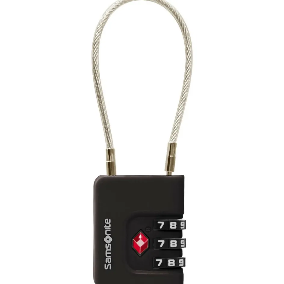 Outlet Samsonite Ta Revolution TSA kabelslot black