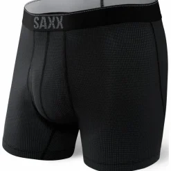 Online SAXX Quest QD mesh onderbroek heren black