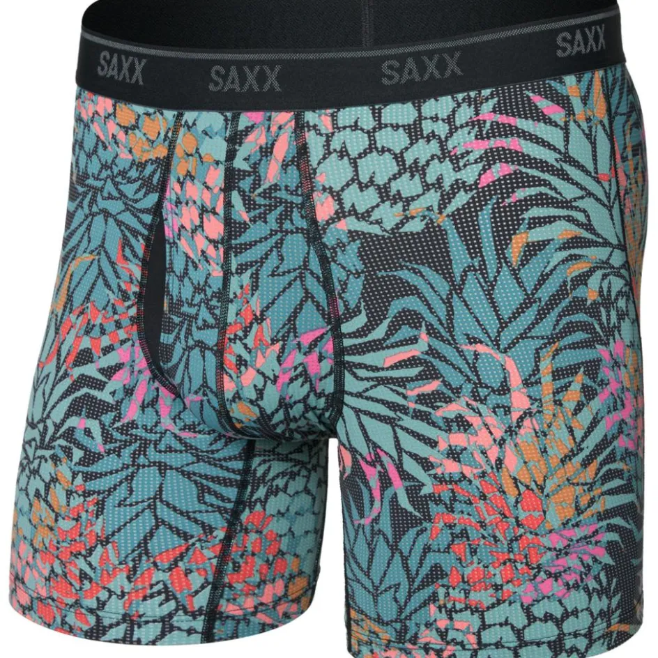 SAXX Quest Quick-Dry Mesh onderbroek heren pineapple patch-multi