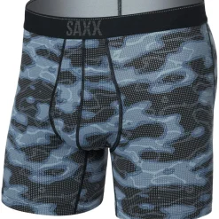 SAXX Quest Quick-Dry sportonderbroek heren waterdrop camo black