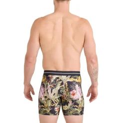 Discount SAXX Volt Breathable Mesh onderbroek heren jungle juice-black