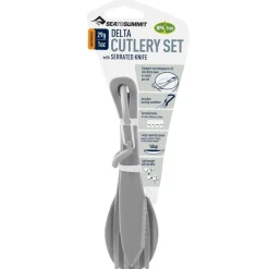 Best Sea To Summit  Delta bestekset 3-delig charcoal