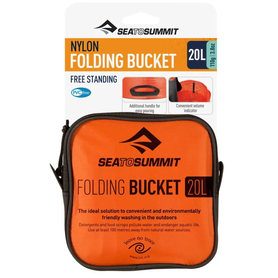 New Sea To Summit Opvouwbare emmer 20 liter red