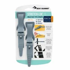 Sea To Summit  Stretch-Loc TPU straps 375 x 20 mm grey per 2 stuks