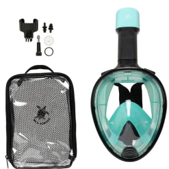 Sea Turtle  snorkelmasker black turquoise - L - XL