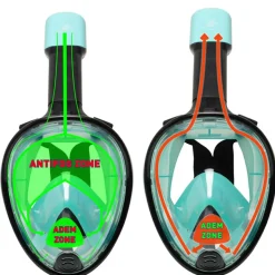 Sea Turtle  snorkelmasker black turquoise - S - M