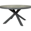 SENS-Line Bianca dining tafel ø 140 cm antraciet