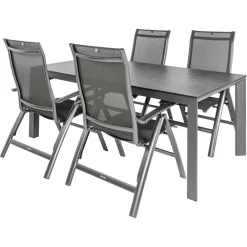 SENS-Line Bianca Legato Curve 180 x 90 cm tuinset 5-delig