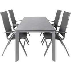 SENS-Line Bianca Legato Curve 180 x 90 cm tuinset 5-delig