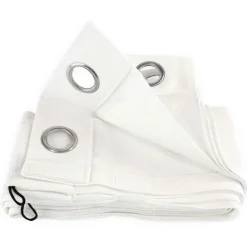 Online Shadow Comfort Buitengordijnen 137 x 220 cm arctic white per 2 stuks