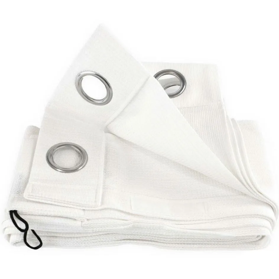 Online Shadow Comfort Buitengordijnen 137 x 220 cm arctic white per 2 stuks