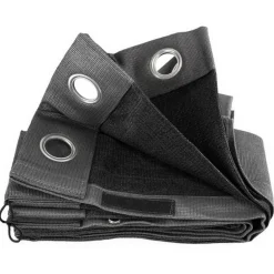 Shadow Comfort  Buitengordijnen 137 x 220 cm carbon black per 2  stuks