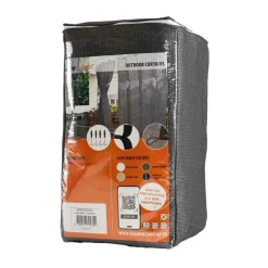 Shadow Comfort  Buitengordijnen 137 x 220 cm carbon black per 2  stuks