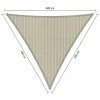Shadow Comfort  Driehoek schaduwdoek 400 x 400 x 400 cm sahara  sand