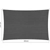 Discount Shadow Comfort  Rechthoek schaduwdoek 200 x 300 cm cool grey