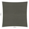 Shadow Comfort  Vierkant schaduwdoek 400 x 400 cm cool grey