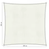 New Shadow Comfort  Vierkant schaduwdoek 300 x 300 cm arctic white