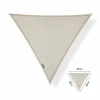 New Shadow Comfort  Waterdicht driehoek schaduwdoek 400 x 400 x 400  cm sand