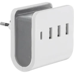 Online SHI USB 4x 4,8A wandoplader wit