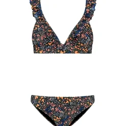 Online Shiwi BOBBY bikini dames black spotted flower