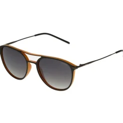 Sinner Carmel zonnebril gradient green matte dark brown