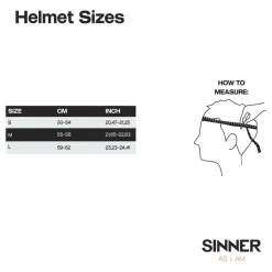 Sinner CREST skihelm white
