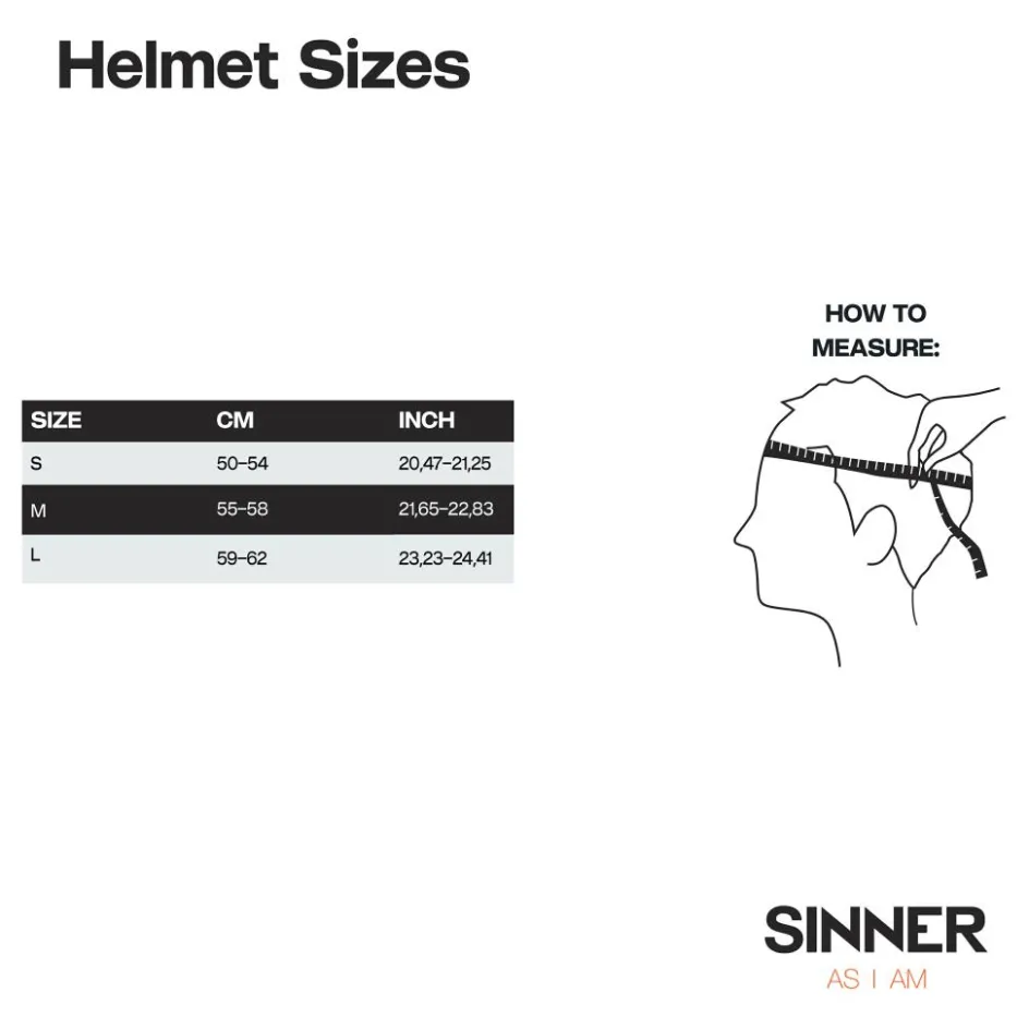 Sinner CREST skihelm white