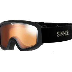 Online Sinner DUCK MOUNTAIN skibril junior red mirror matte black