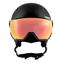 Discount Sinner TITAN VISOR skihelm matte black red