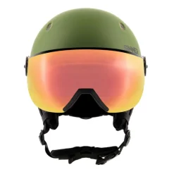 Clearance Sinner TITAN VISOR skihelm moss green red
