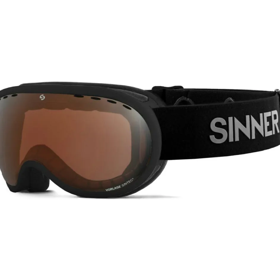 Hot Sinner VORLAGE skibril double orange SINTEC matte black