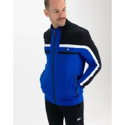 Outlet Sjeng Sports  Amar trainingsjack heren blue neon