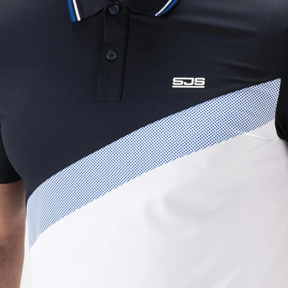 Clearance Sjeng Sports Braxon tennispolo heren dark blue