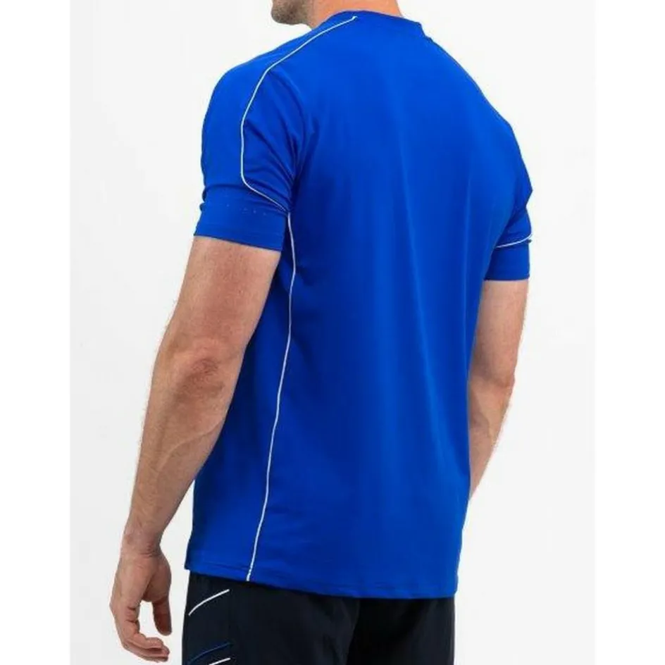 Sjeng Sports Brayen tennisshirt heren blue neon