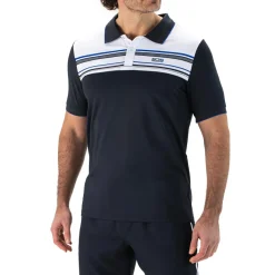 Clearance Sjeng Sports Brun tennispolo heren dark blue