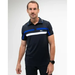Sjeng Sports  Ceder tennispolo heren dark blue